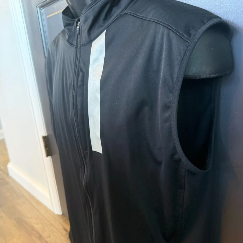 Nike Running Dri-Fit Vest High Vis Black Men’s Shell Grade Fleece Outdoor  L